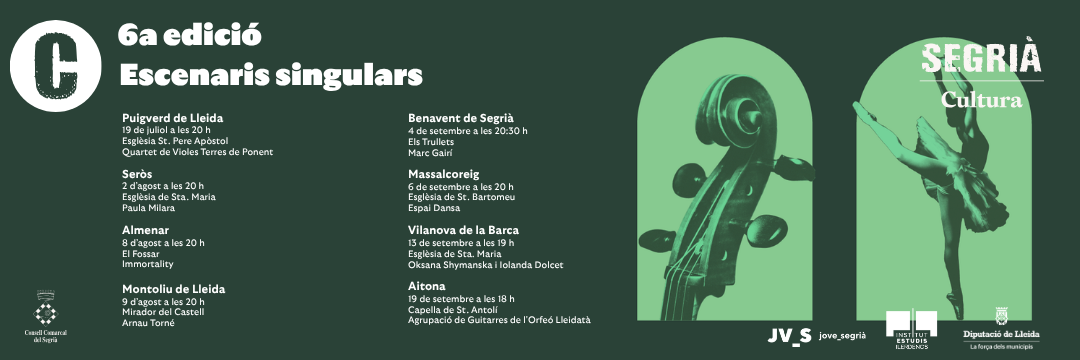 6a Edició Escenaris Singulars