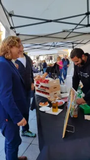 Masot assisteix a la primera edició de la Fira de Natura i Pesca Aiguabarreig Segre-Cinca